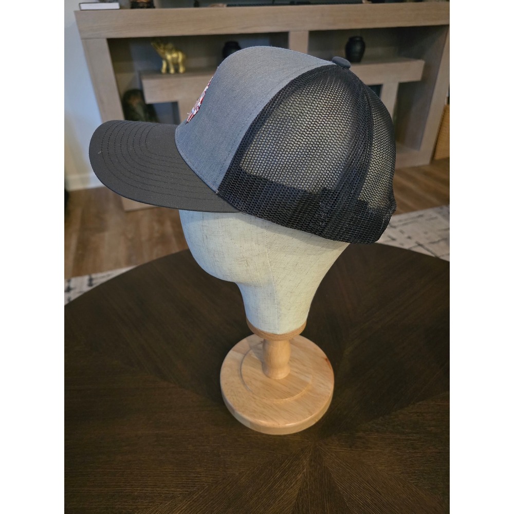 Pacific Headwear Let The Big Dawg Eat Georgia Trucker Hat Gray Snapback Cap 104C - Picture 4 of 6